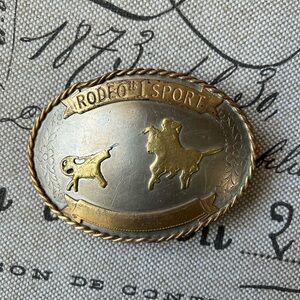 German Silver, Jewelers Bronze Belt Buckle